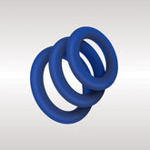 Zolo Extra Thick Silicone Cock Rings 3-Pack - 3 Sizes for Comfort COCK RING Set